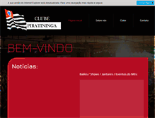 Tablet Screenshot of clubepiratininga.com.br
